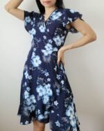 Vestido Cruzado con Volado - Imagen 3