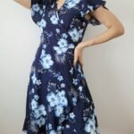 Vestido Cruzado con Volado