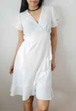 Vestido Cruzado con Volado Cey - Imagen 6