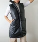 Curva Chaleco Eco Cuero – Extra Largo - Imagen 4