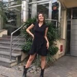 Vestido Cruzado con Volado